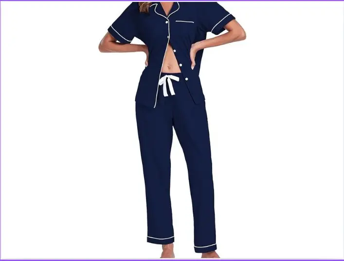 Cotton Pajama Set (Button-Up)