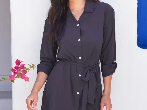 Button-Down Shirt Dress