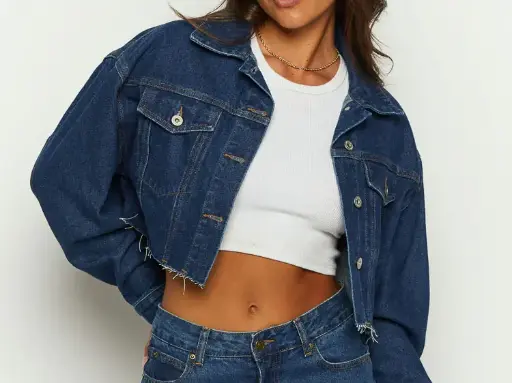 Cropped Denim Jacket